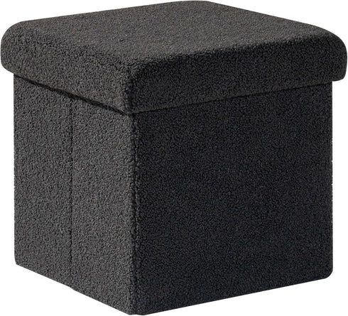 PINPLUS Storage Ottoman Cube Square Shaped Ottomans with Storage Foot Stool Footrest