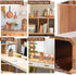 Kitchen Utensil Holder for Countertop, Wooden Utensil Crocks - Cooking Spoons Organizer