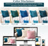 PAVILIA Teal Blue Fluffy Throw Pillow Covers, Set of 2 - Decorative Accent Pillow Cases for Bed Sofa Couch, Soft Faux
