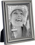 Malden International Designs Concourse Pewter Metal Picture Frame, 4x5, Silver - 192-45