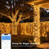 65.61ft 200 Brizled Smart String Lights, LED Christmas Lights with APP & Voice Control, WiFi Christmas Fairy Light Warm