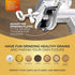 Corona Corn Grinder with Low Hopper, Manual Grain Mill for Corn, Rice, Cast Iron