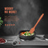 Silicone Spatula Set - 4-Piece Heat Resistant Rubber Spatulas for Nonstick Cookware - Orange