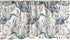 Lunarable Swamp Window Valance - Blue Grey Heron Birds and Bulrush Water Foliage, Curtain Valance for Kitchen Decor