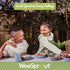WeeSprout Bamboo Kids Bowls, Set of Four 15 oz Kid-Sized Dinnerware, Dishwasher Safe
