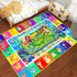 DINSUMRUG (59 39.4 INCH, Kids Rug for Playroom, ABC Educational Rug with Farm Sea Animal Print, Floor Play Mat Carpet