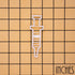 Bakerlogy Syringe Cookie Cutter, 1 Piece