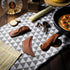 6 Pieces Cast Iron Handle Cover, Handmade Thick Skillet Handle Cover for Kitchen, Rustic PU Leather