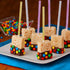 25 PCS Bling Cake Pop Paper Sticks - Glitter Rhinestone Lollipop Treat Sticks for Dessert Table Party