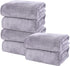 MOONQUEEN 6 Pack Premium Bath Towel Set - Quick Drying - Microfiber
