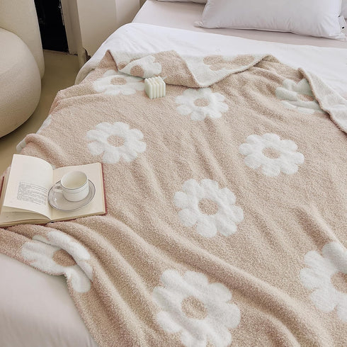 50x60 Cozy NIDITW Sunflower Fleece Throw Blanket Ultra Soft Microfiber Knit Blanket for Couch Sofa Bed Lightweight