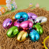 3.15" 48PCS JOYIN Metallic Easter Eggs, Shinny Plastic Eggs Colorful Bulks for Easter Hunt, Filling Treats, Easter