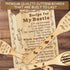 Cocomong Engraved Bamboo Cutting Board with Utensil, Best Gifts for Friends, Mothers Day