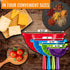 Magic Dumpling Maker Kit, Set of 4 for Ravioli, Empanadas, Gyozas, Pot Stickers, Wonton Dough Press