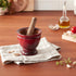 Thai Mortar Pestle Grinding Cookware, 5 inch, Thai Food Menu Recipe Kitchen Tool