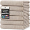 Homaxy Premium Kitchen Towels(18x 28, 6 Pack), Large Cotton Kitchen Hand Towels,