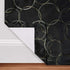 ECLIPSE Meridian Modern Blackout Thermal Grommet Window Curtain, Black, 42 in x 84 in, 1 Panel for Bedroom or Living