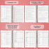 PLANBERRY Blank Hardcover Recipe Book – Empty Cookbook Journal to Fill In Your Own Recipes – 60 Recipes, 6.3”x8.4”