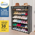 6 Closet, 30 Sundaze Shoe Rack with Cover - Tier Shoe Rack for Front Door Entrance, Sturdy Tall Shoe Organizer