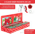 Wrapping Paper Storage Container, Fits 27 Rolls, Underbed Organizer for Gift Wrap, Ribbon, and Bows