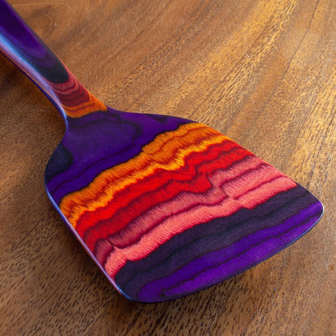 Baltique Waikiki Collection 12-1/2" Wooden Spatula, Safe for Nonstick Cookware