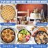 P&P CHEF 8 x 3 Inch Nonstick Cake Pan Set of 2, Round Baking Pans for Birthday & Wedding Layer Cake