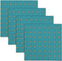 RUVANTI Set of 6 Cloth Napkins, 100% Cotton, 18x18 Inches, Washable, Soft, Absorbent for Parties, Christmas, Weddings