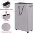75L (19.8 efluky Slim Laundry Hamper with Wheels, Rolling Laundry Basket for Clothes, Small Laundry Basket for Bedroom