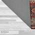 Wyatt & Ash Red Minot Imagine Printed Chenille Accent Rug, 2' x 4' Non Skid & Machine Washable