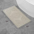 Jean Pierre New York Cotton StoneWash Medallion Bath Rug, 21x34 in., Light Taupe