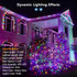 66ft 200 120+ Dimmable 4th Brizled Color Changing RGB Christmas Lights, LED Red White Blue String Lights Music Sync