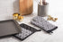 DII Kitchen Essentials, Black & White Diamond Collection Potholder Set, 2 Piece