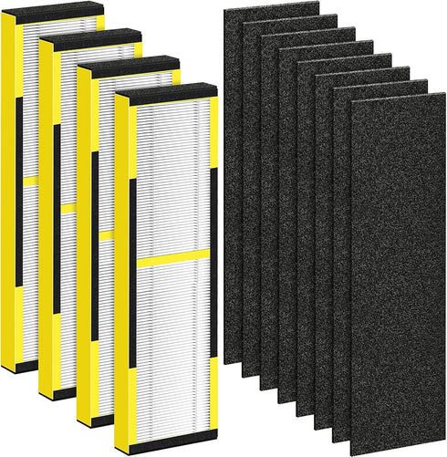 FLT4825 HEPA Filter B Replacement for Germ-Guardian, Compatible with 22" Air Purifier AC4825E AC4900CA (4 Pack)