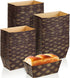 Tessco 60 Pieces Mini Disposable Paper Loaf Pans for Quick Bread, Microwave Oven Freezer Safe