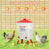 3.6 3 4 ZenxyHoC Gal Chicken Waterer with Anti-Roost Cone, Height Adjustable Locking Legs and Horizontal Nipples