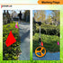 Yellow Marker Flags, 100 Pack Construction Marking Flags, 4x5x16 Inch Yard Flags for Invisible Fence, Survey