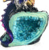 Ain’t It Nice Dragon Statue - Sparkling Medieval Collectible Fantasy Figurine Décor, Blue 3(L) X 1.5(W) X 4(H) inches