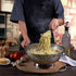 Stainless Steel Micro-Perforated 5-Quart Colander, Professional Strainer with Heavy Duty Handles