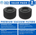 Pack 54A2 (2-pack) Fette Filter - Replacement Filter Compatible with Bissell for PowerEdge Hard Floor Vacuums.