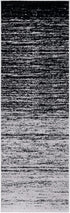 2'6" 10', (ADR113A) SAFAVIEH Adirondack Collection Runner Rug - x Silver & Black, Modern Ombre Design, Non Shedding