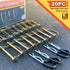 Wellmax 20 Pcs Zinc-Plated Heavy Duty Safety Pins, 1/4 Diameter, Bonus 4 Pcs Trailer Hitch Pin (Gold)