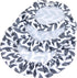 wegreeco Elastic Reusable Bowl Covers, Set of 3, Grey Leaf