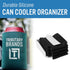 Can Cooler Organizer, Alternative to Wall Mount Dispenser, 2 Pack