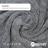 Premium Towel Set of 4 Hand Towels, 18" x 30", Dark Grey, 100% Cotton, Ultra Soft & Absorbent