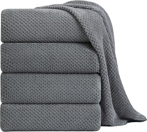 Extra Large Bath Towel Sheet Set 35x70 Inches - Oversized Highly Absorbent