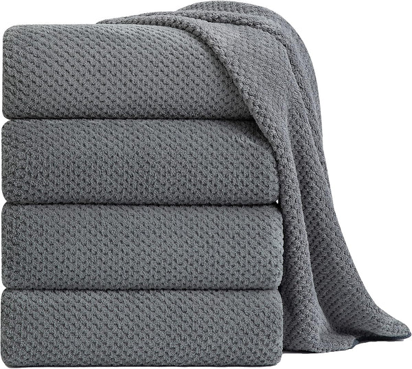 Extra Large Bath Towel Sheet Set 35x70 Inches - Oversized Highly Absorbent