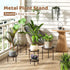 5 Pack Plant Stand Indoor Outdoor Heavy Duty Metal Stand Multiple Plants, Anti-Rust Iron Flower Pot Stand Decoration