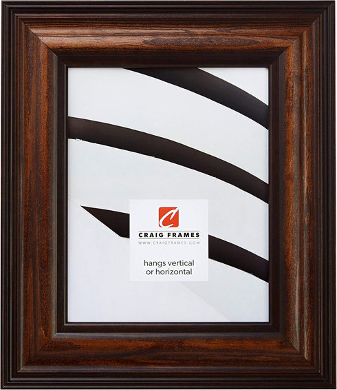Craig Frames 80826200, Dark Walnut Brown Picture Frame, 5 by 7-Inch