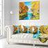 Designart Birch Forest Near The River' Landscape Printed 16 in. x 16 in by Designart