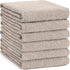 Towels(18x 28, 6 Pack), 380 Set Homaxy Premium Kitchen Large Cotton Kitchen Hand Towels, Flat and Terry Dish Towels